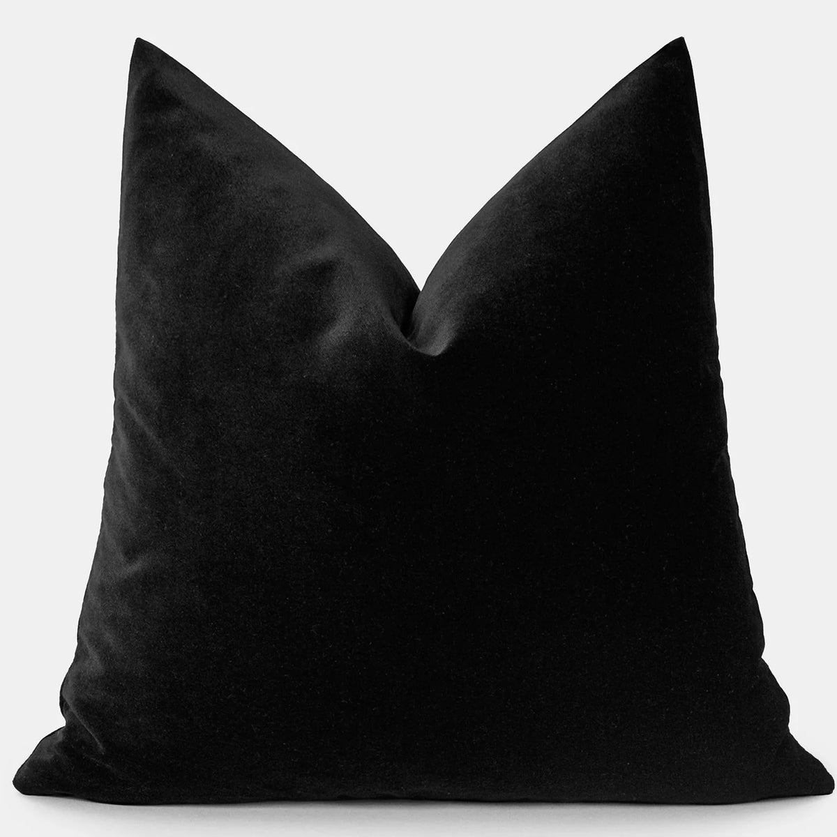 Black Velvet Pillow Cover