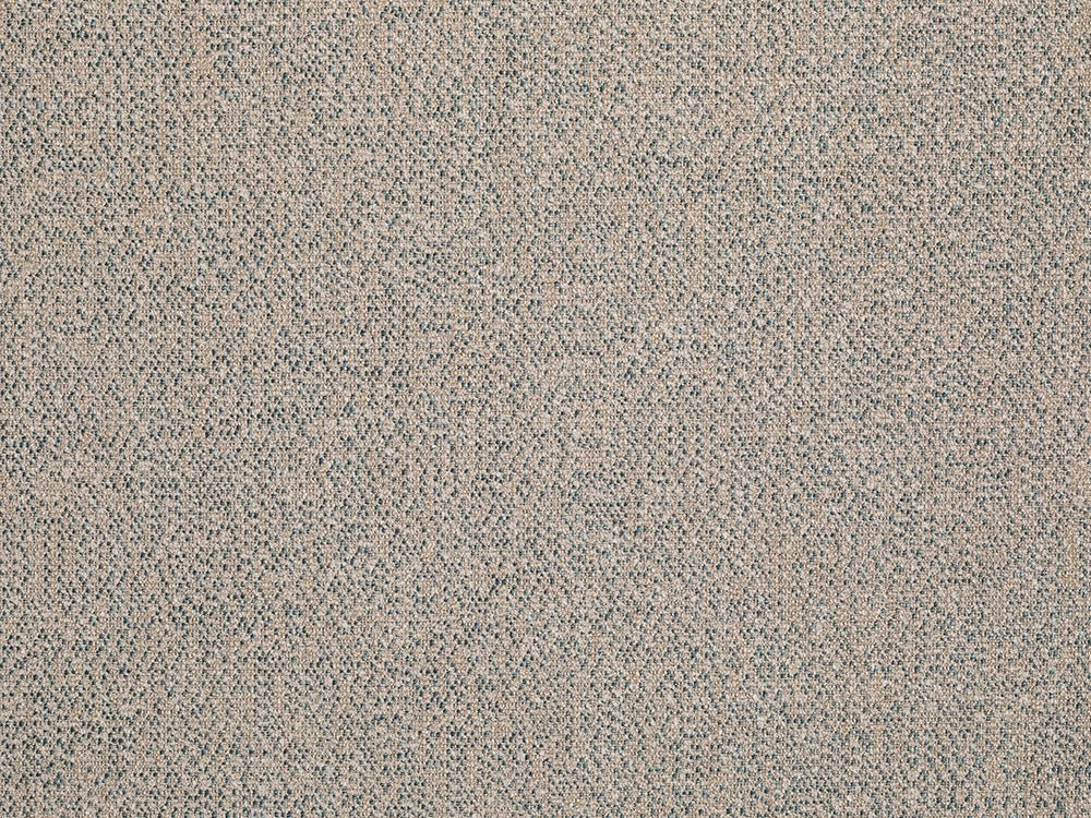 Beige & Blue Upholstery Fabric - Woven & Linen Look