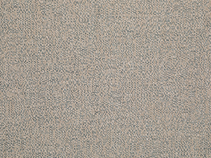 Beige & Blue Upholstery Fabric - Woven & Linen Look