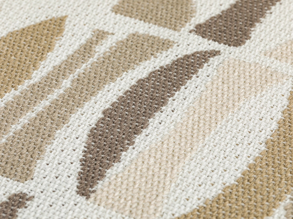 Beige Geometric Upholstery Fabric - Outdoor & Indoor