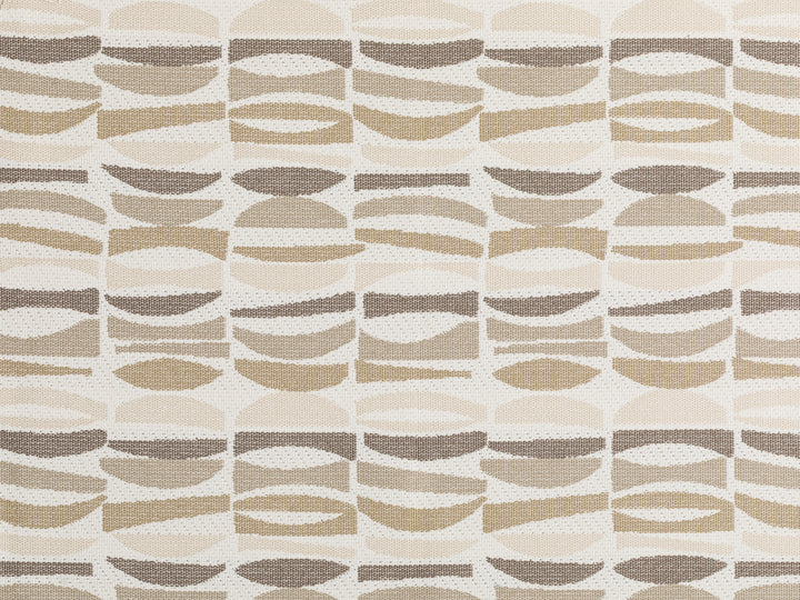 Beige Geometric Upholstery Fabric - Outdoor & Indoor