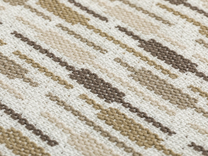 Beige Striped Upholstery Fabric - Outdoor & Indoor