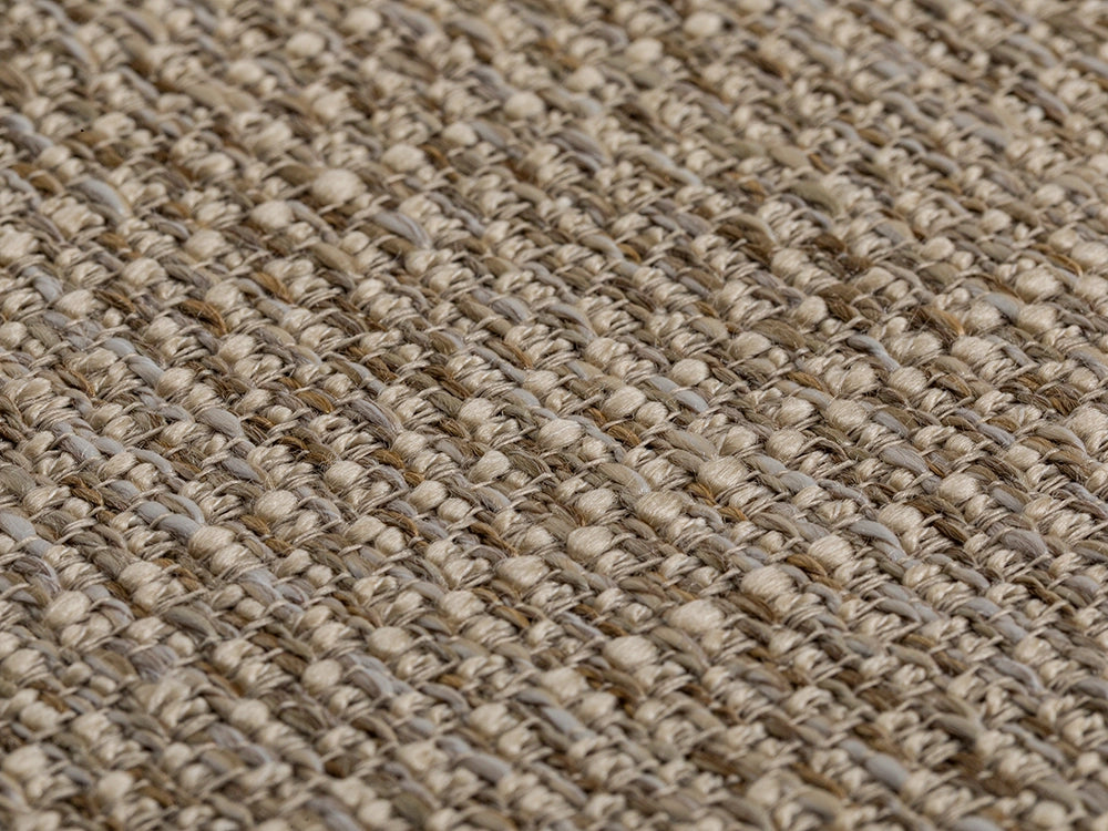 Beige Woven Upholstery Fabric - Durable & Heavy
