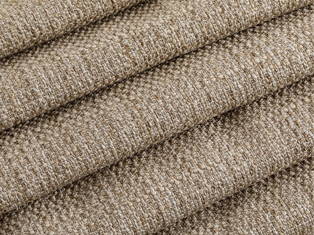 Beige Woven Upholstery Fabric - Durable & Heavy