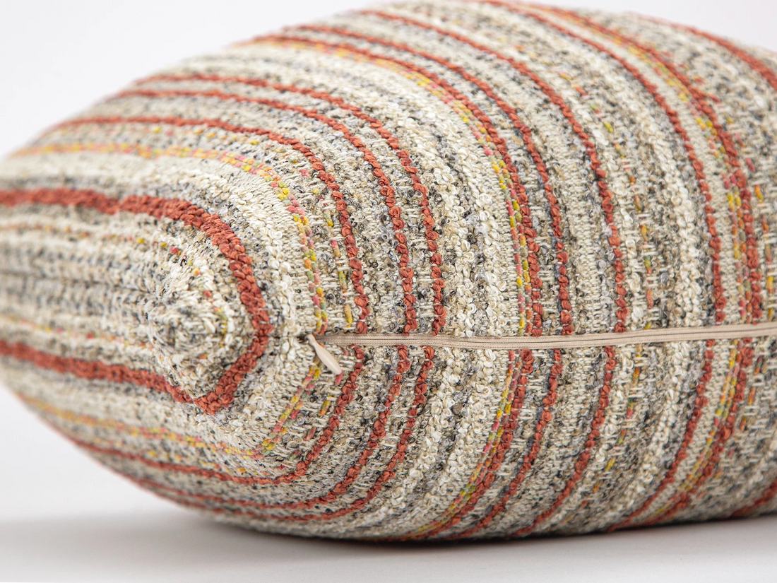 Colorful Striped Pillow Cover