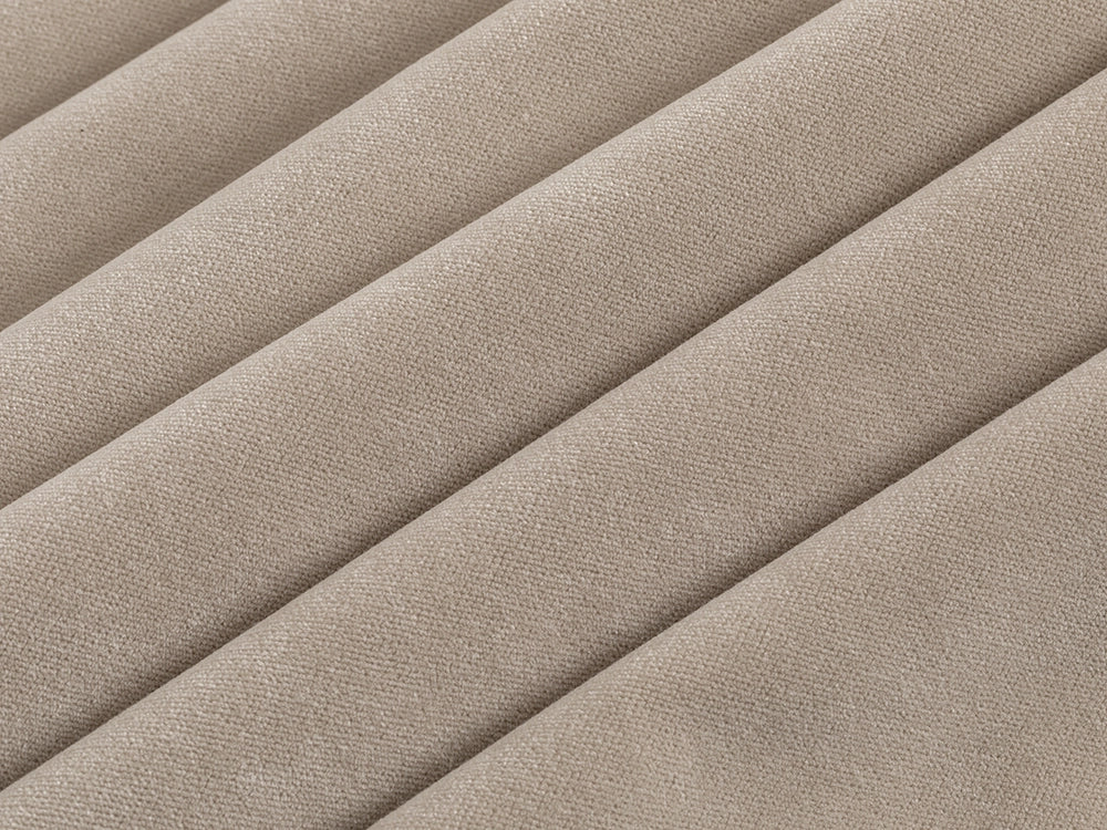 Beige Velvet Upholstery Fabric - Soft & Luxurious