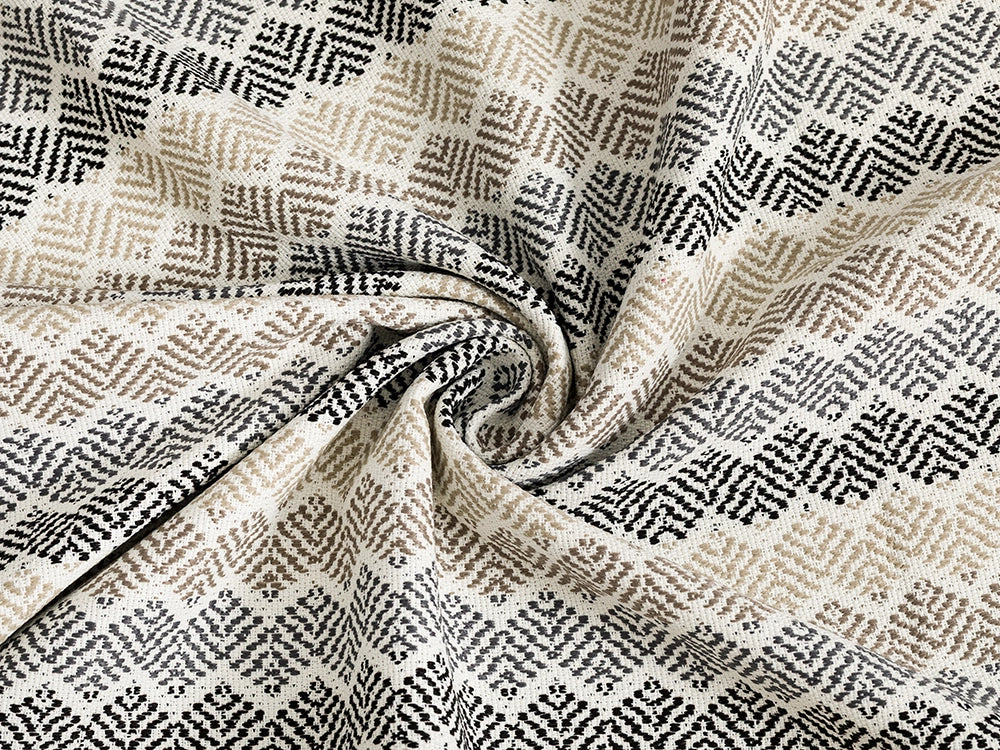 Black Chevron Upholstery Fabrics - Outdoor & Indoor