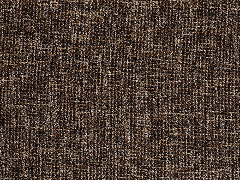 Black & Brown Woven Upholstery Fabric - Linen Look