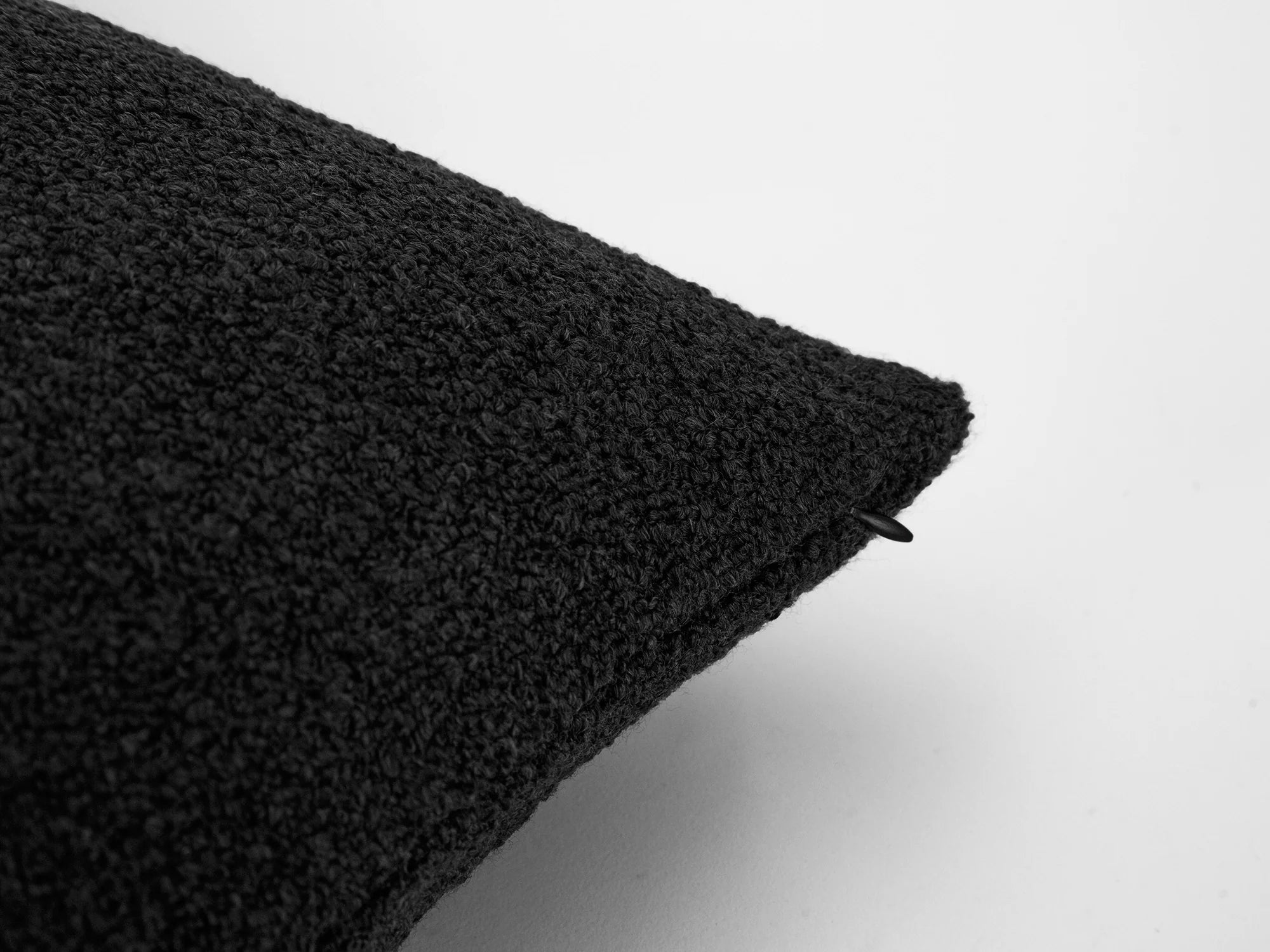 Black Alpaca Pillow Cover