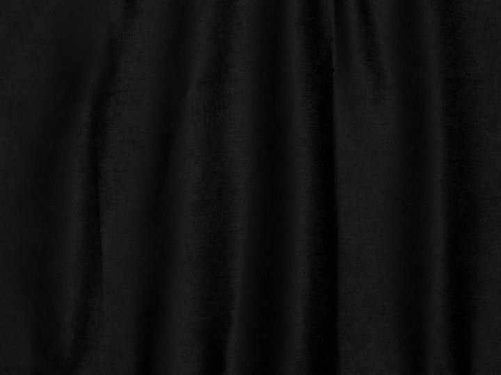 Black Silky Upholstery Fabric - Luxury & Durable
