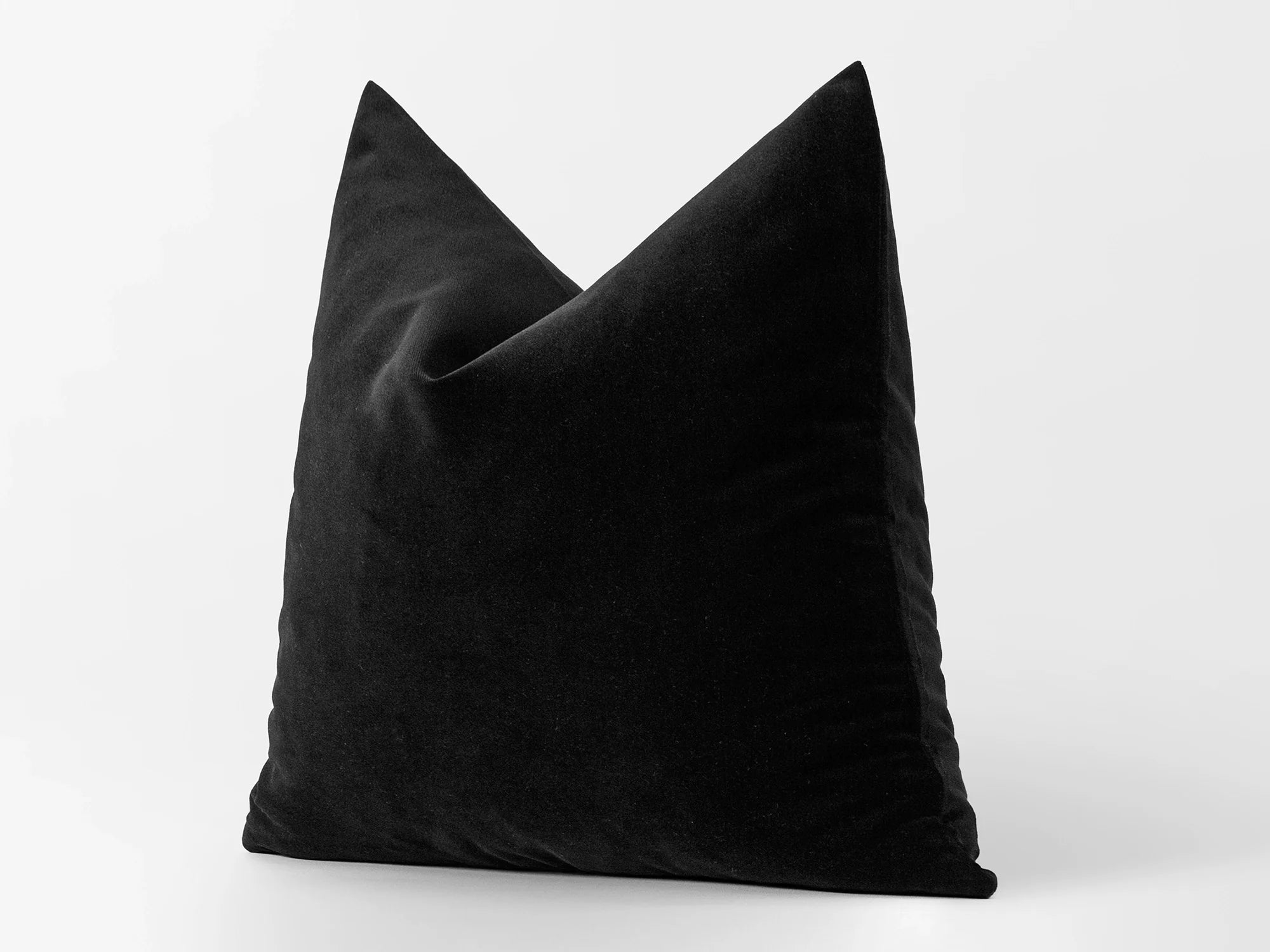Black Velvet Pillow Cover