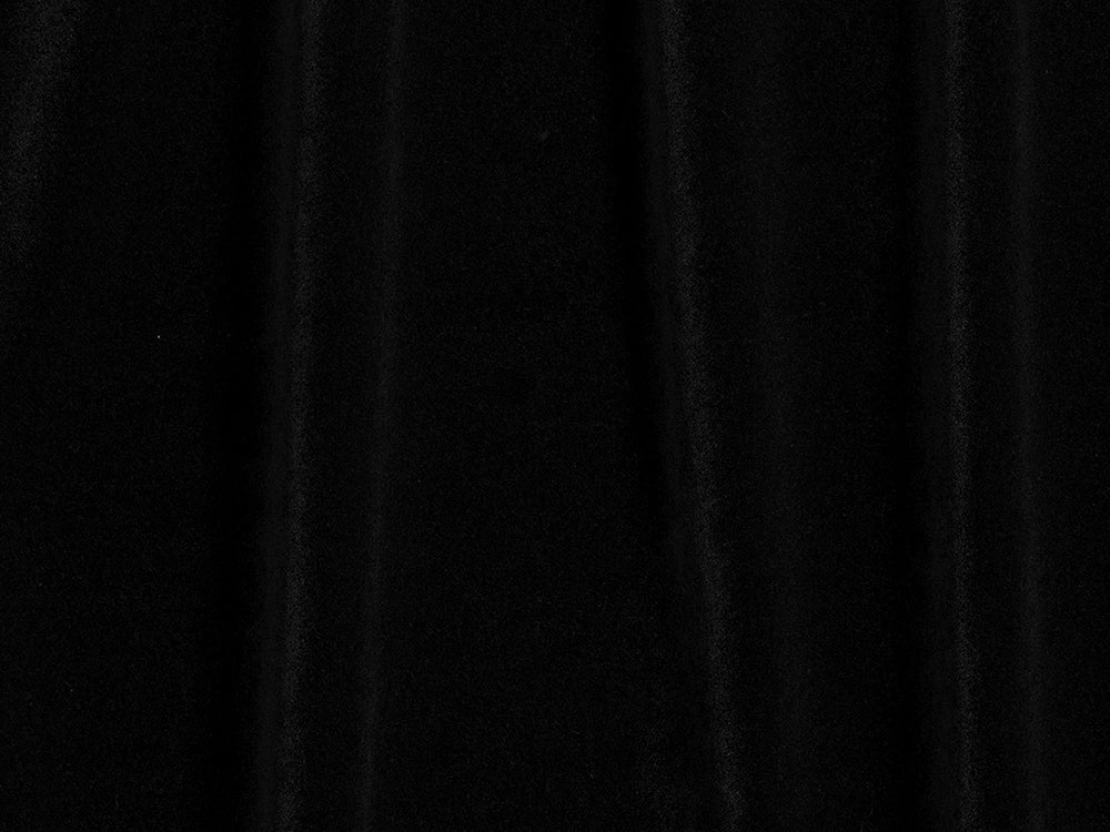 Black Velvet Upholstery Fabric - Soft & Luxurious