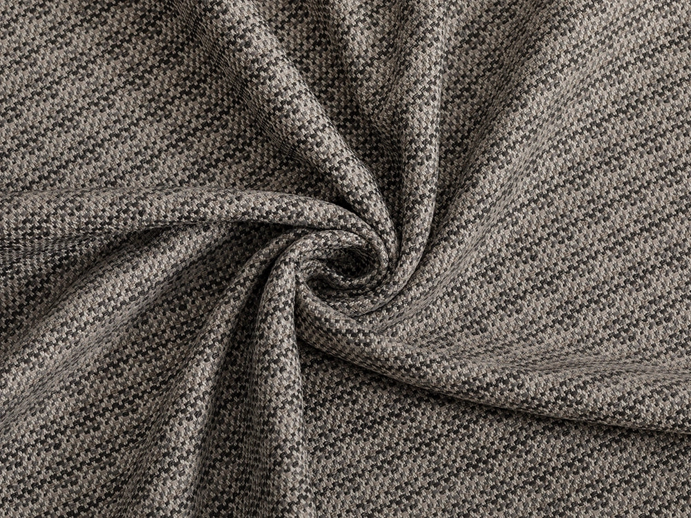 Black Outdoor Upholstery Fabrics - Linen Look & Woven