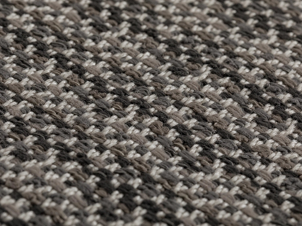 Black Outdoor Upholstery Fabrics - Linen Look & Woven