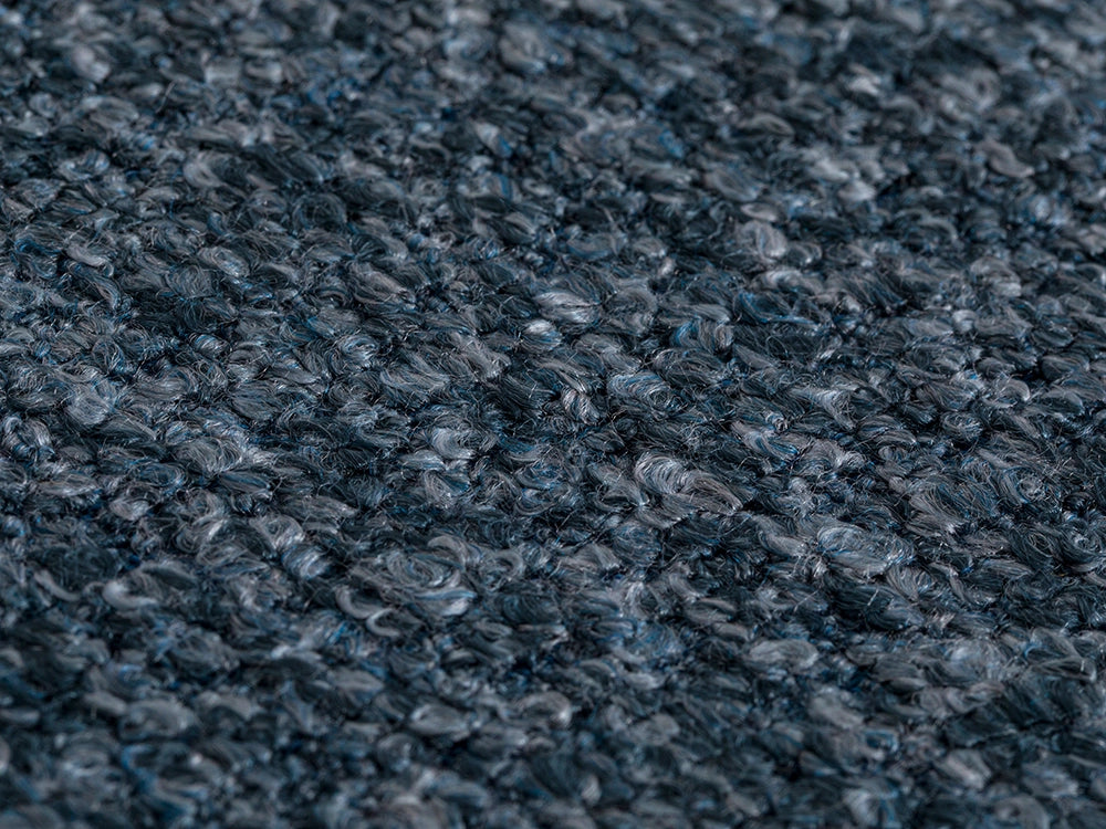 Blue Boucle Upholstery Fabric - Cozy & Modern