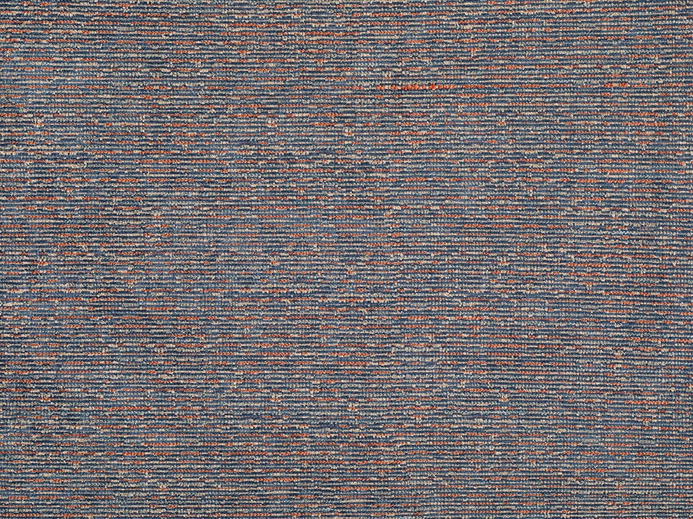 Blue Striped Upholstery Fabric - Woven & Textured