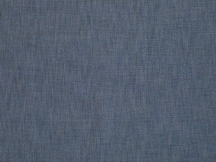 Blue Linen Look Upholstery Fabric - Woven & Heavy