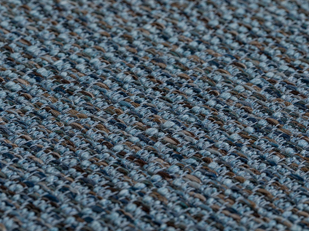 Blue Woven Upholstery Fabric - Durable & Heavy