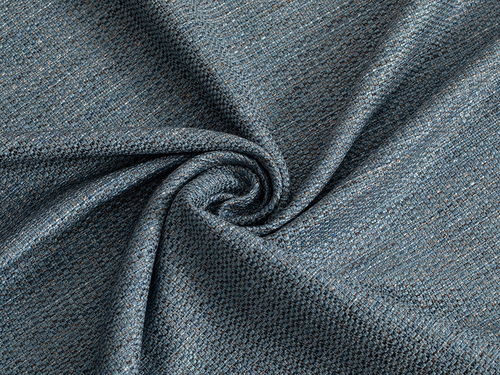 Blue Woven Upholstery Fabric - Durable & Heavy