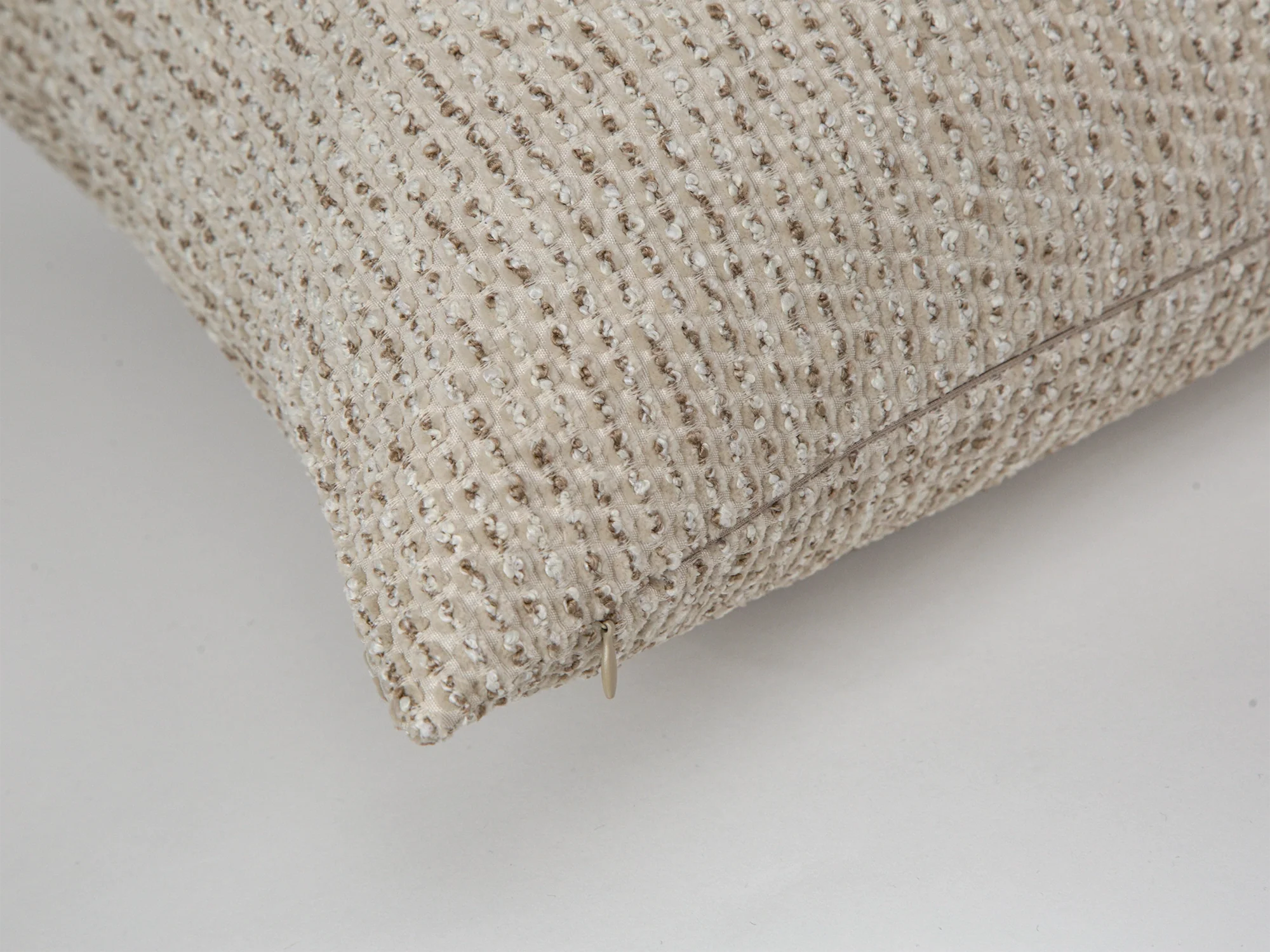 Beige Spotted Textured Pillow Cover