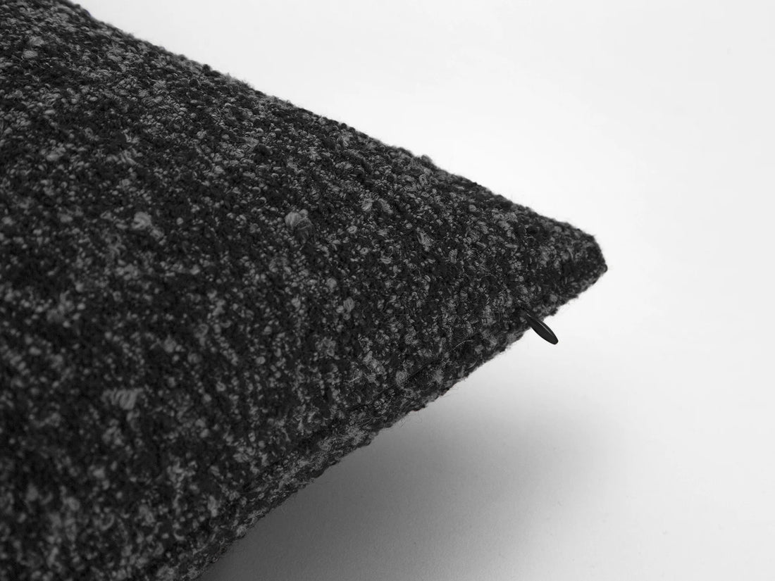 Dark Gray Alpaca Pillow Cover