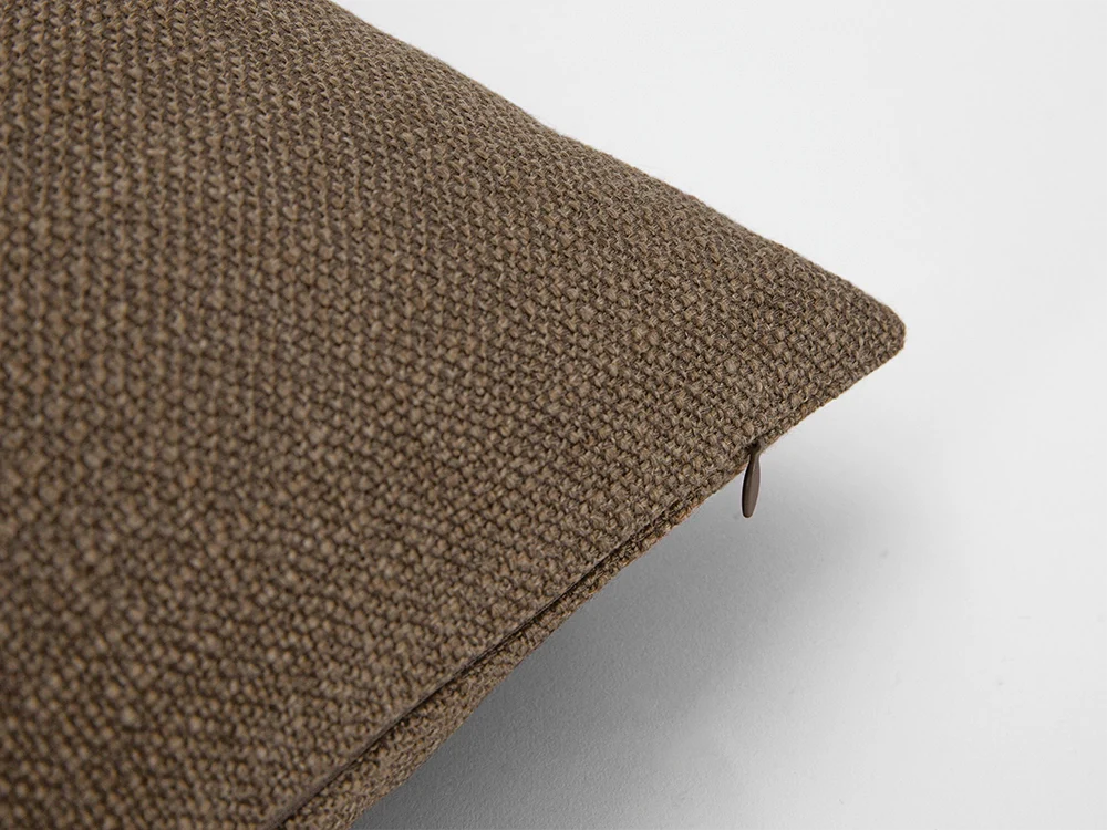 Brown Linen Pillow Cover