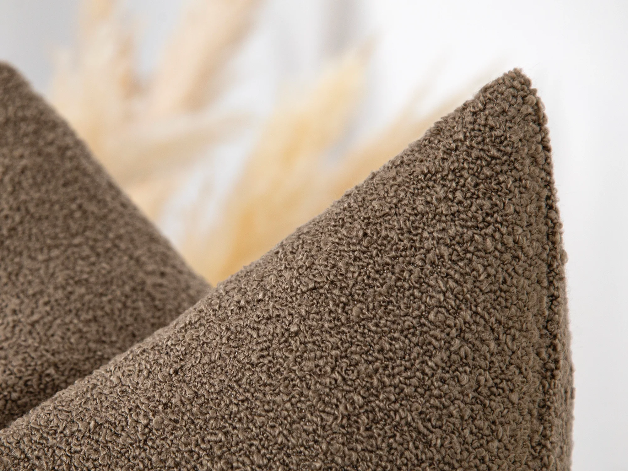 Brown Alpaca Pillow Cover