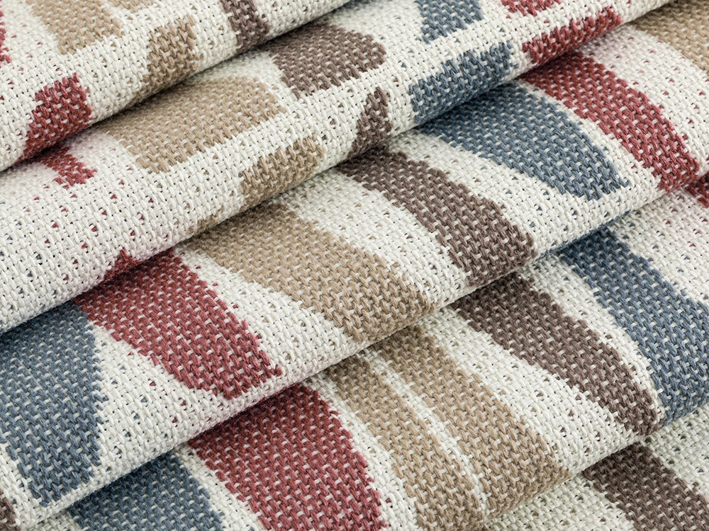 Geometric Outdoor/Indoor Upholstery Fabrics - 8 Color Options
