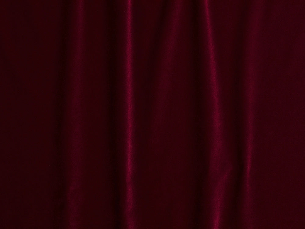 Burgundy Velvet Upholstery Fabric - Soft & Luxurious
