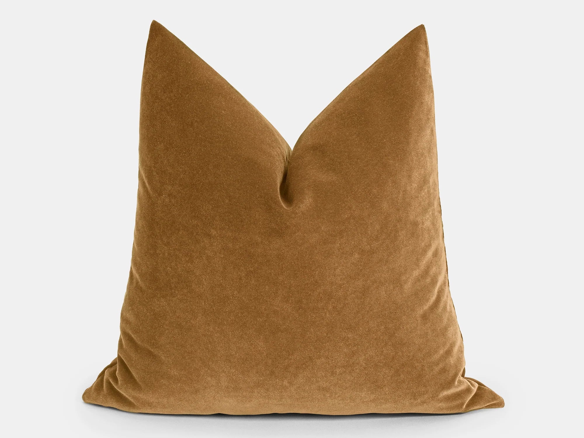 Camel Velvet Pillow Cover