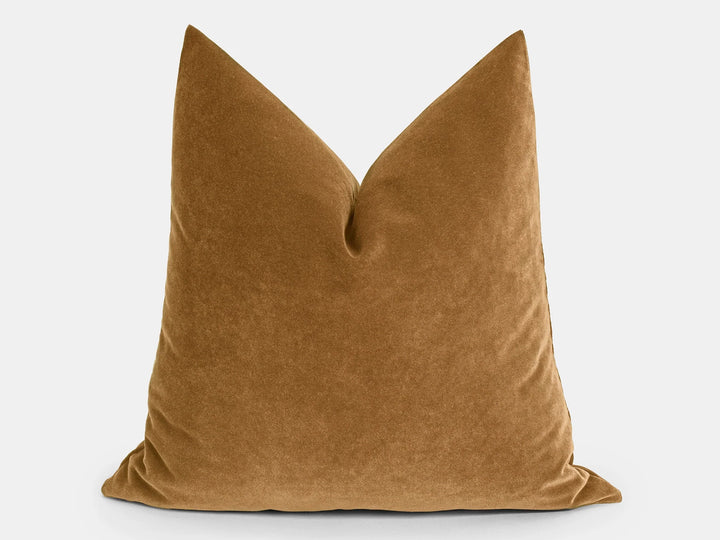 Camel Velvet Pillow Cover