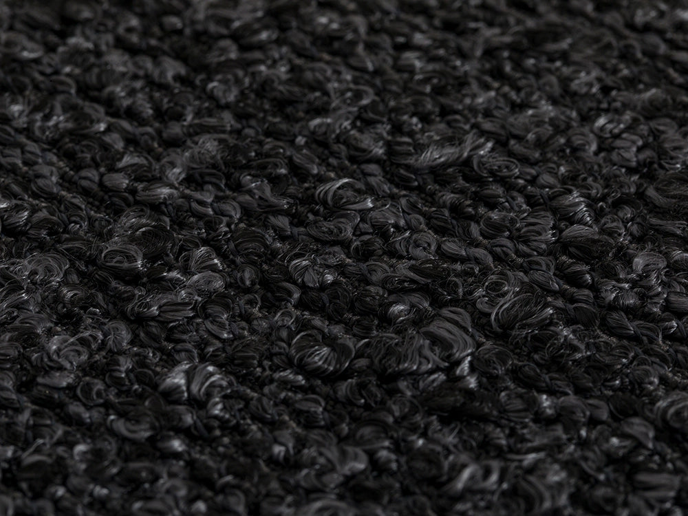 Charcoal Boucle Upholstery Fabric - Textured & Modern