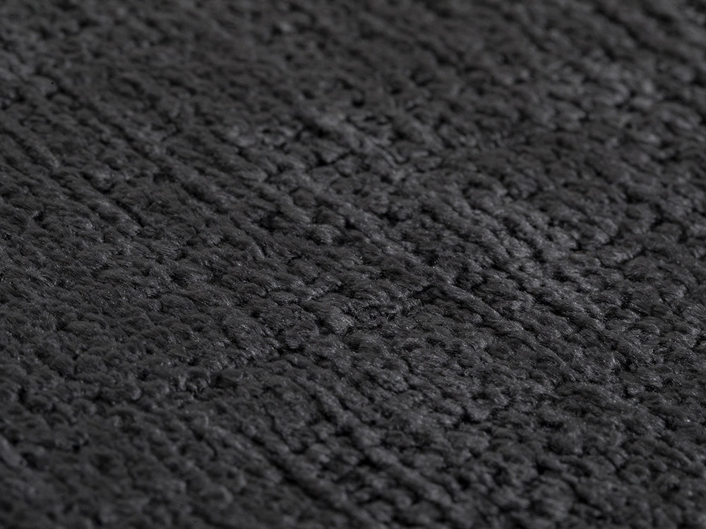 Charcoal Chenille Upholstery Fabric - Textured & Silky