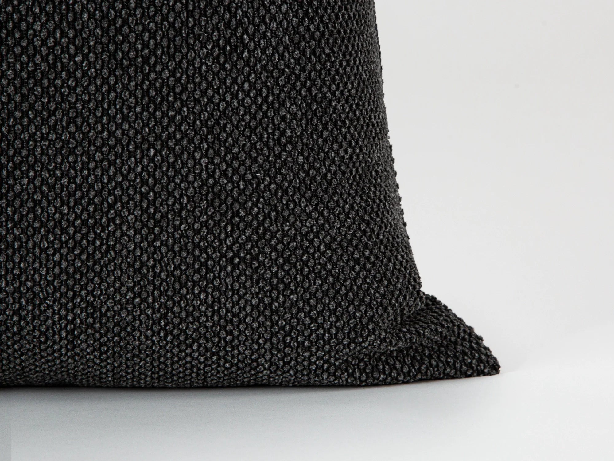 Charcoal Spotted Texture Pillow Cover