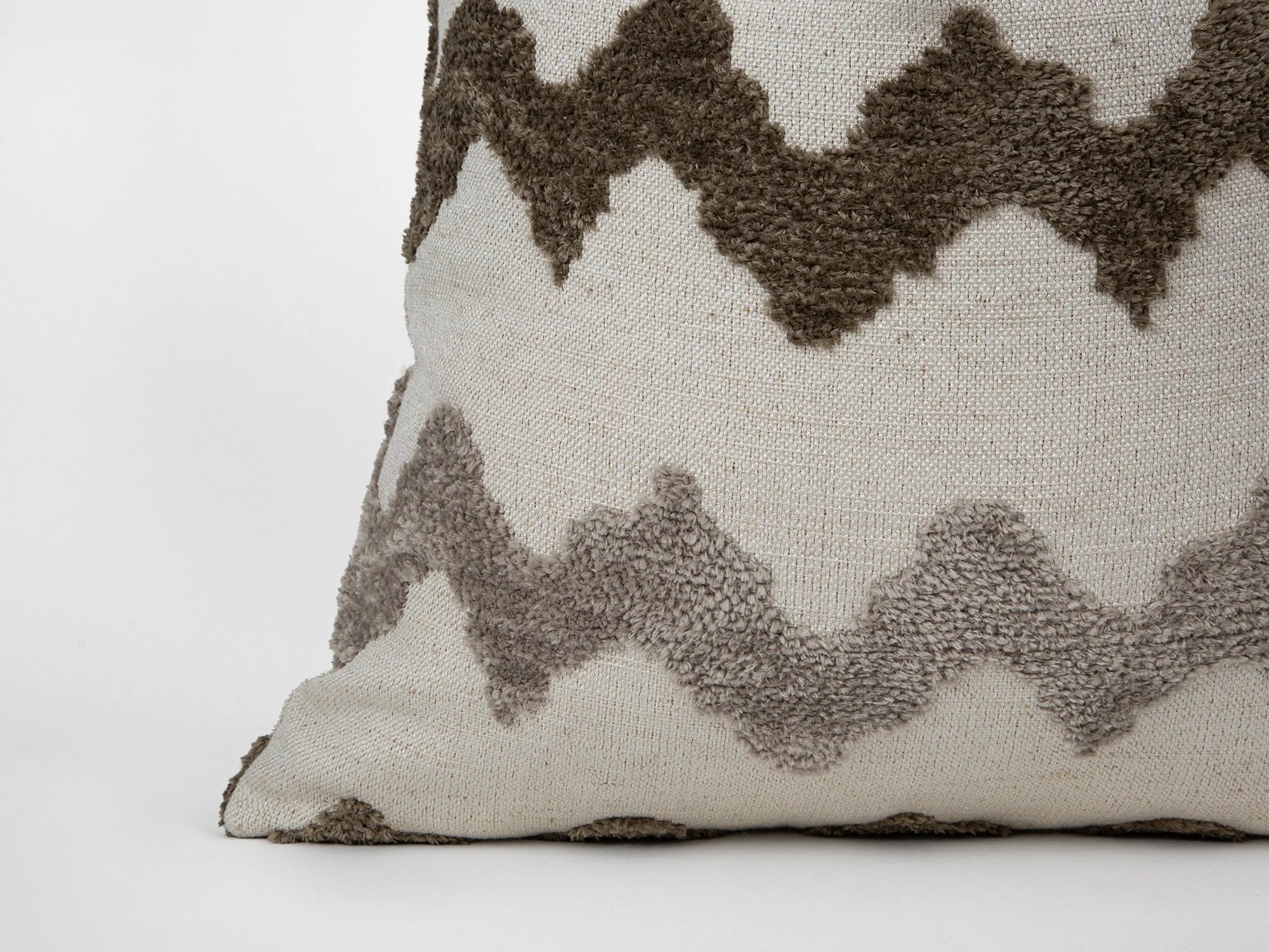 Neutral Chevron Pillow Cover - Textured & Soft