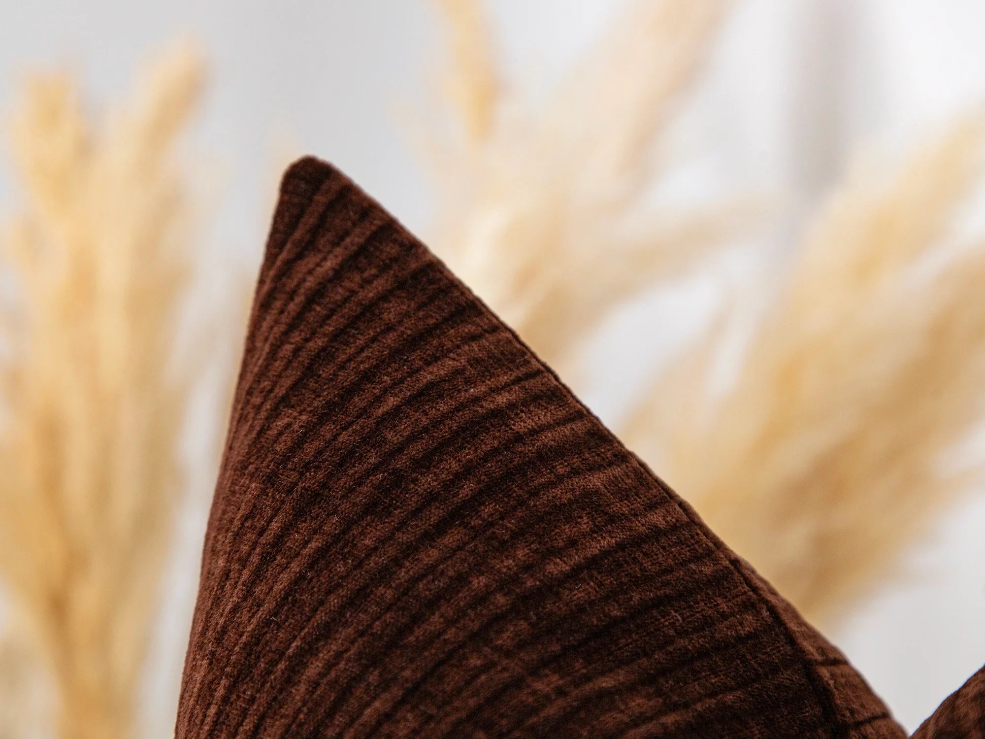 Chocolate Brown Corduroy Pillow Cover