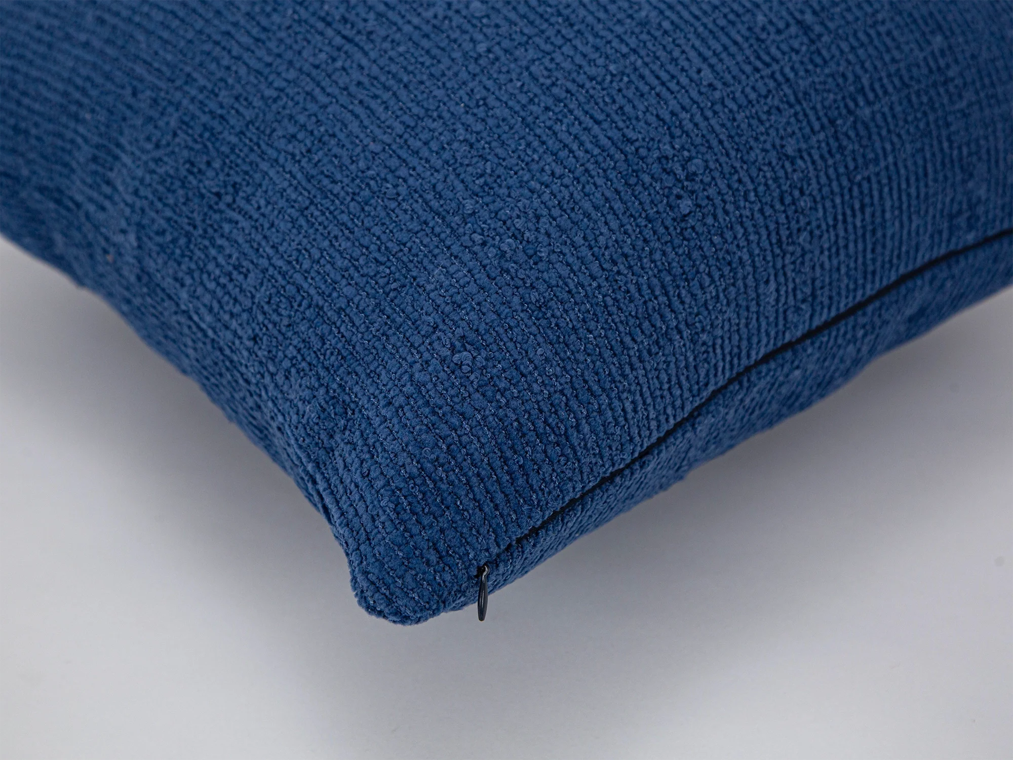Cobalt Blue Boho Textured Pillow Cover
