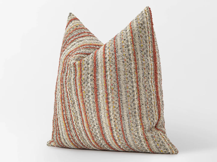 Colorful Striped Pillow Cover