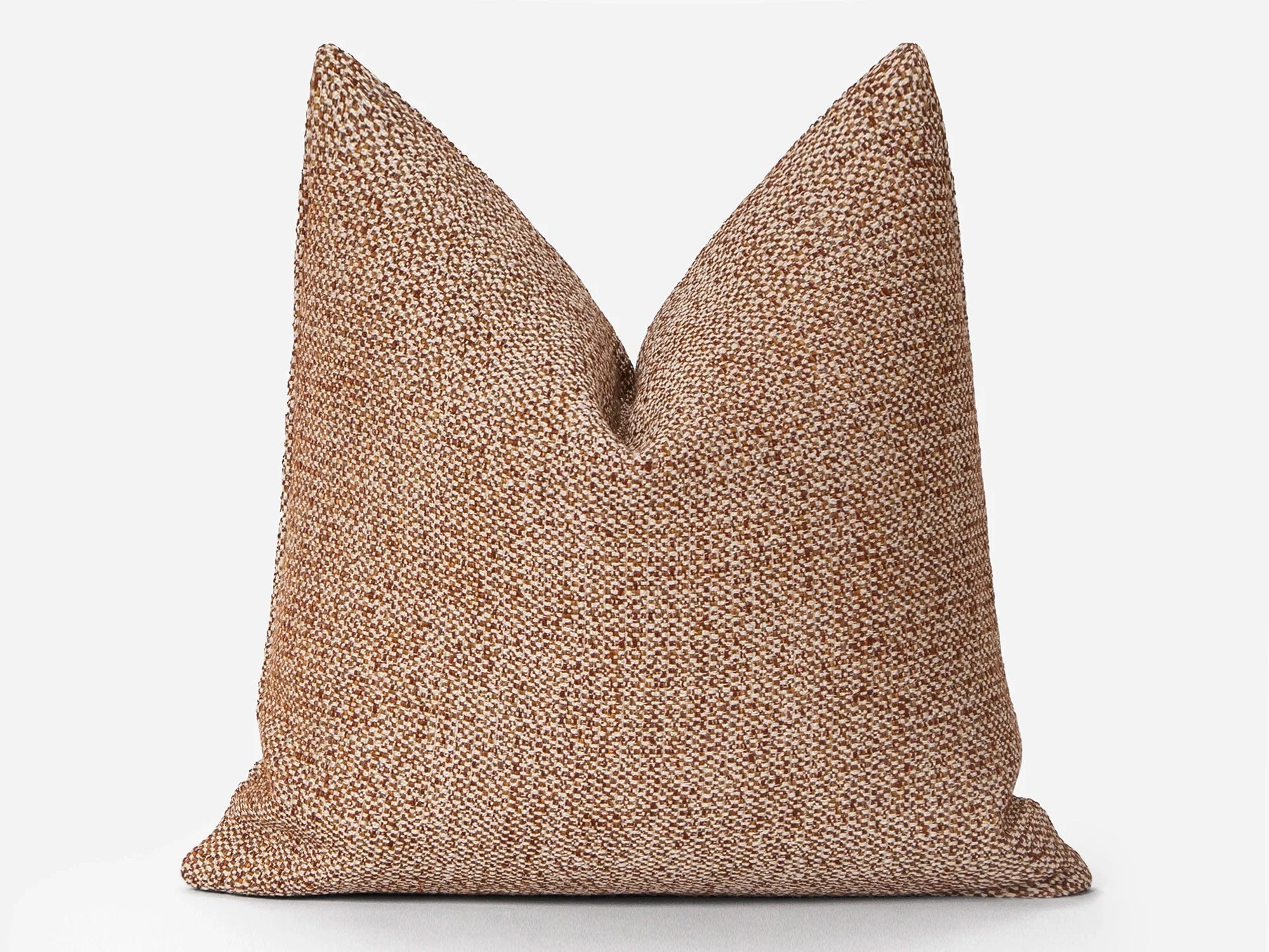Woven Copper Textured Pillow Cover