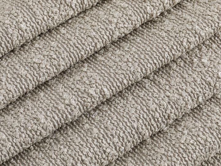 Cream Beige Boucle Upholstery Fabric - Textured & Chic