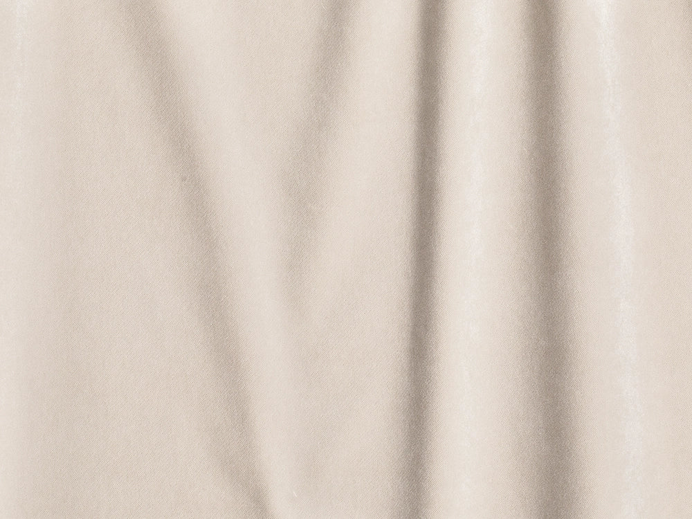 Cream Beige Velvet Upholstery Fabric - Soft & Luxurious