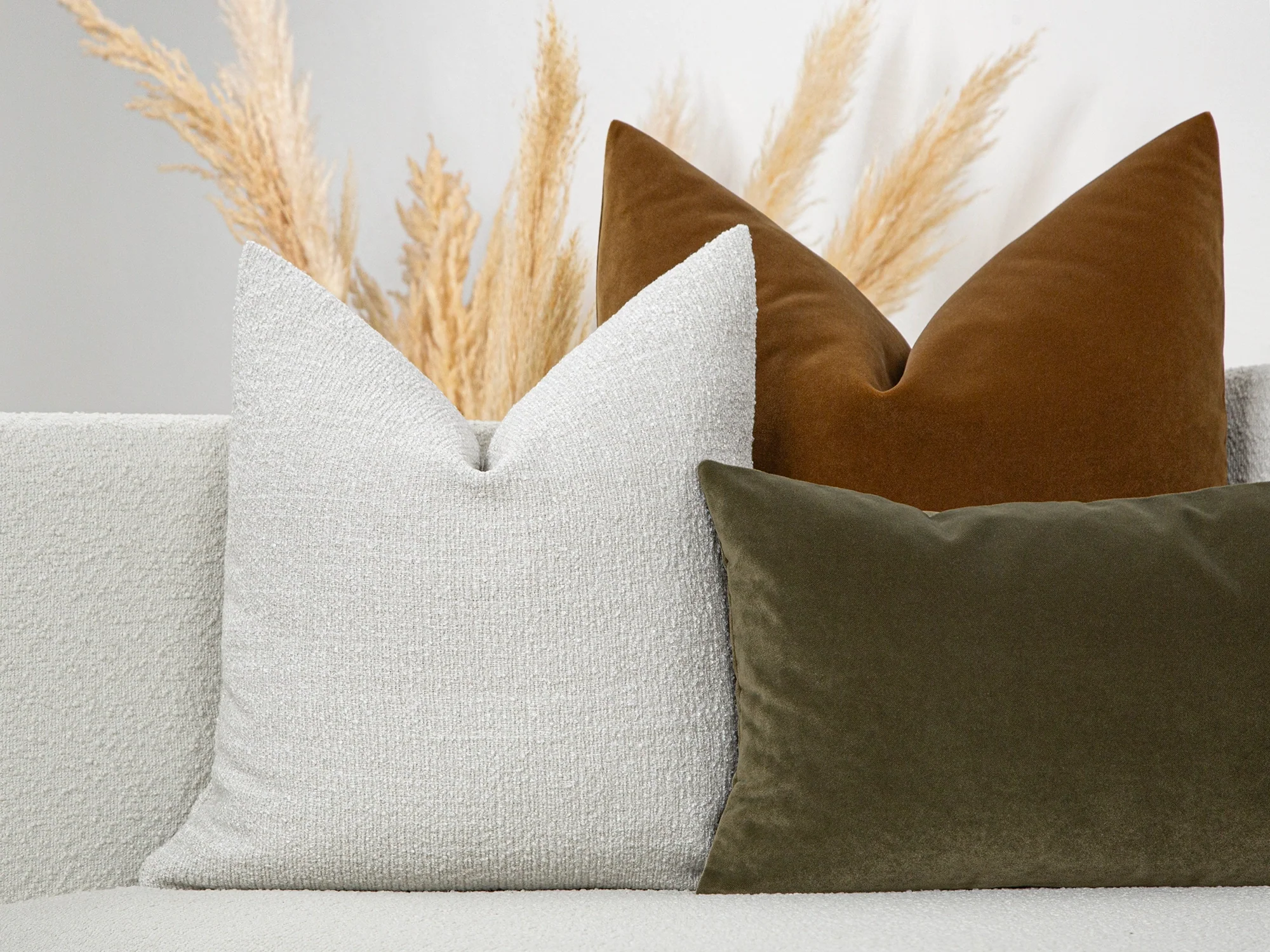 Cream Boucle Pillow Cover