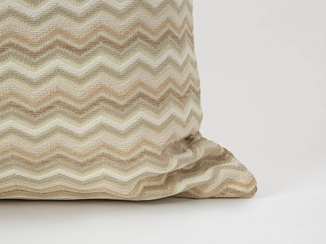 Cream Beige Chevron Pillow Cover