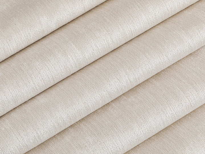 Cream Silky Upholstery Fabric - Luxury & Soft