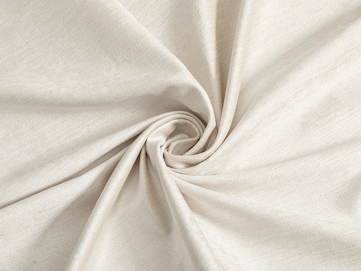 Cream Silky Upholstery Fabric - Luxury & Soft