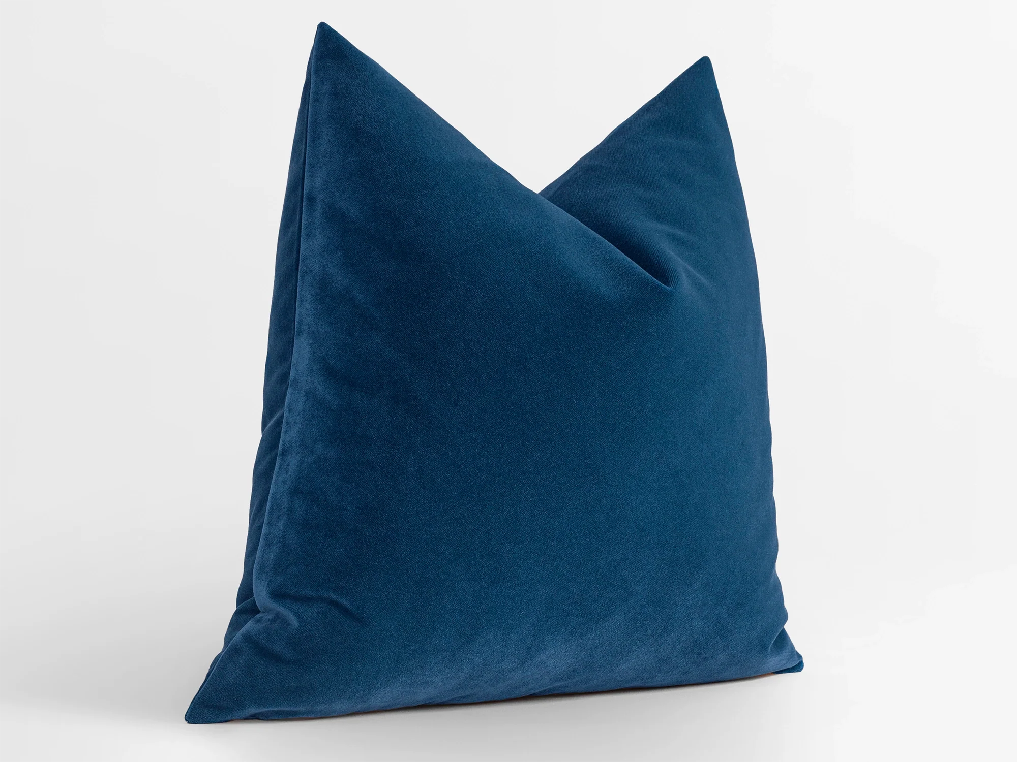 Dark Blue Velvet Pillow Cover