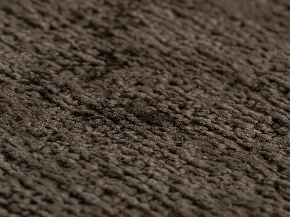 Dark Brown Chenille Upholstery Fabric - Textured & Silky
