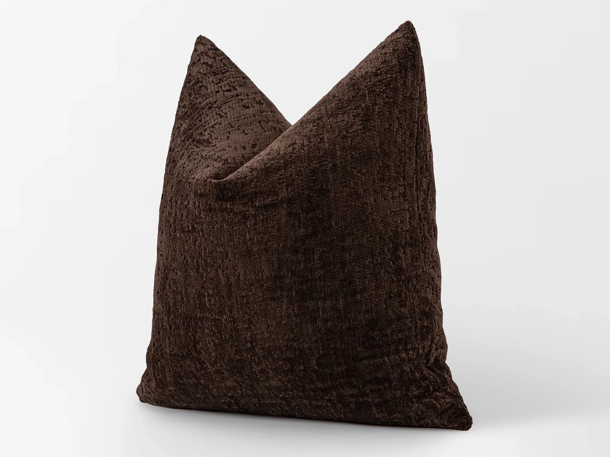 Dark Brown Throw Pillow Cover