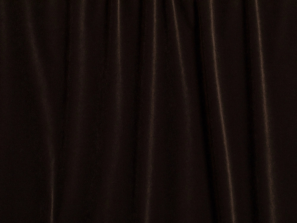 Dark Brown Velvet Upholstery Fabric - Soft & Luxurious