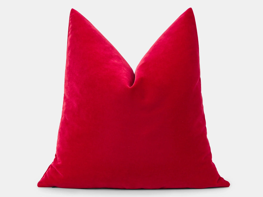 Dark Fuchsia Velvet Pillow Cover